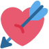 Heart With Arrow Emoji (Twitter Version)