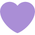 Purple Heart Emoji (Twitter Version)