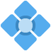 Diamond Shape With A Dot Inside Emoji (Twitter Version)