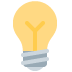Electric Light Bulb Emoji (Twitter Version)