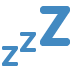 Sleeping Symbol Emoji (Twitter Version)