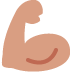 Flexed Biceps Emoji (Twitter Version)
