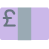 Banknote With Pound Sign Emoji (Twitter Version)