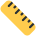 Straight Ruler Emoji (Twitter Version)