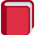 Closed Book Emoji (Twitter Version)
