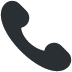 Telephone Receiver Emoji (Twitter Version)