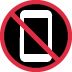 No Mobile Phones Emoji (Twitter Version)