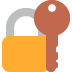 Closed Lock With Key Emoji (Twitter Version)