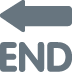 End With Leftwards Arrow Above Emoji (Twitter Version)