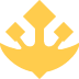 Trident Emblem Emoji (Twitter Version)
