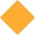 Large Orange Diamond Emoji (Twitter Version)