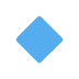 Small Blue Diamond Emoji (Twitter Version)