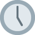 Clock Face Five Oclock Emoji (Twitter Version)