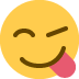 Face Savouring Delicious Food Emoji (Twitter Version)