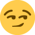 Smirking Face Emoji (Twitter Version)