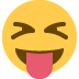 Face With Stuck-out Tongue And Tightly-closed Eyes Emoji (Twitter Version)
