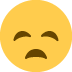 Disappointed Face Emoji (Twitter Version)