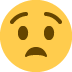 Anguished Face Emoji (Twitter Version)