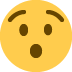 Hushed Face Emoji (Twitter Version)