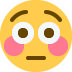 Flushed Face Emoji (Twitter Version)