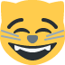 Grinning Cat Face With Smiling Eyes Emoji (Twitter Version)