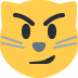 Cat Face With Wry Smile Emoji (Twitter Version)