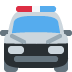 Oncoming Police Car Emoji (Twitter Version)