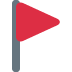 Triangular Flag On Post Emoji (Twitter Version)