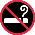 No Smoking Symbol Emoji (Twitter Version)