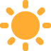 Black Sun With Rays Emoji (Twitter Version)