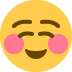White Smiling Face Emoji (Twitter Version)