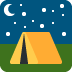 Tent Emoji (Twitter Version)