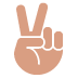 Victory Hand Emoji (Twitter Version)